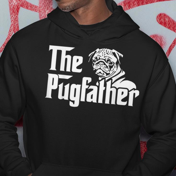 The Pugfather Pug Dad Fathers Day Gift Pug Lovers Hoodie Unique Gifts