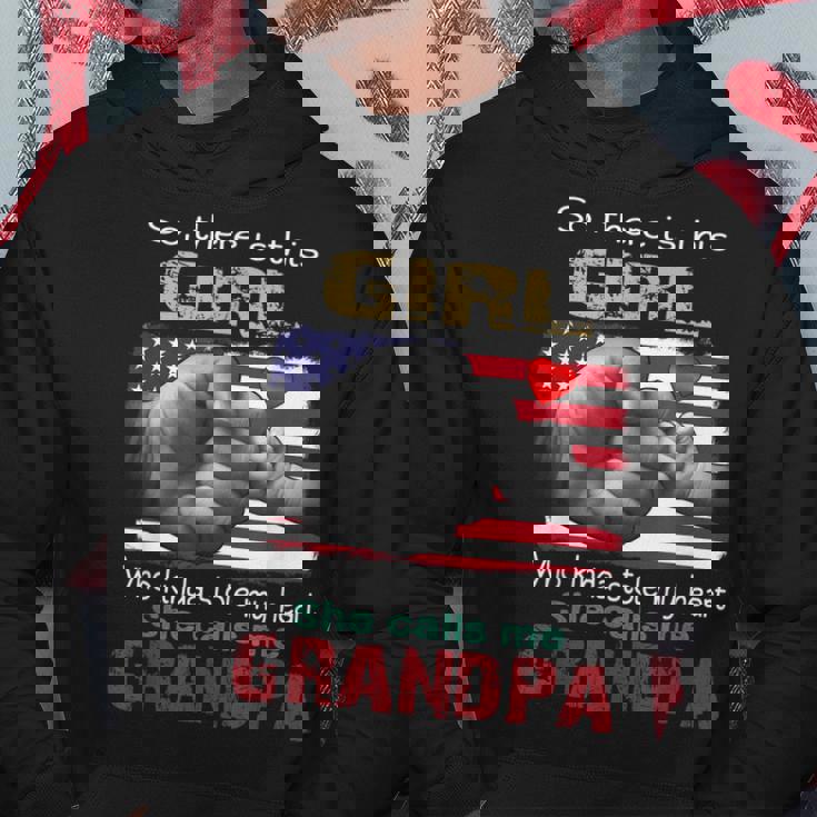 This Girl Who Kinda Stole My Heart She Calls Me Grandpa Hoodie Personalized Gifts