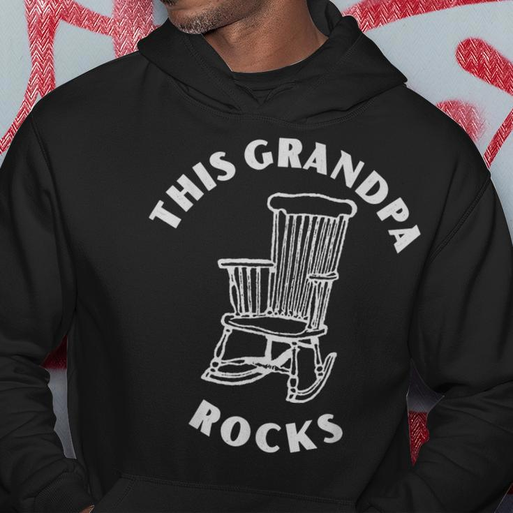 This Grandpa Rocks Grandpa Gramps Paw Paw Rocking Chair Men Gift For Mens Hoodie Funny Gifts