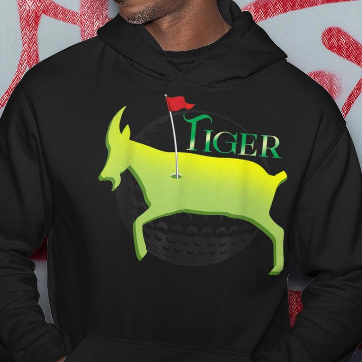 Tiger Goat - Funny Masters Golfer - Golf Ball Player Hoodie Unique Gifts