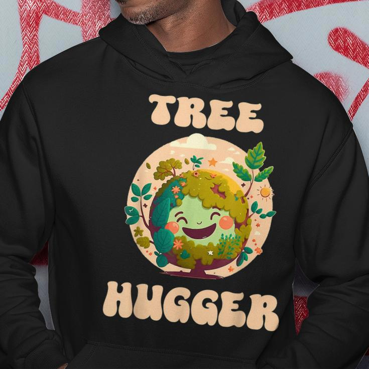 Tree Hugger Retro Nature Environmental Earth Day Hoodie Unique Gifts