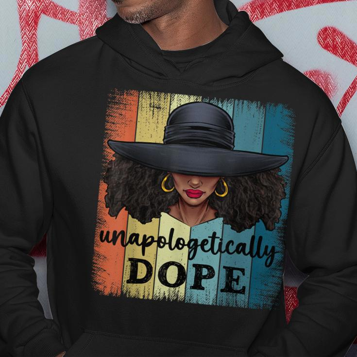 Unapologetically Dope Black History African American Ladies Hoodie Unique Gifts