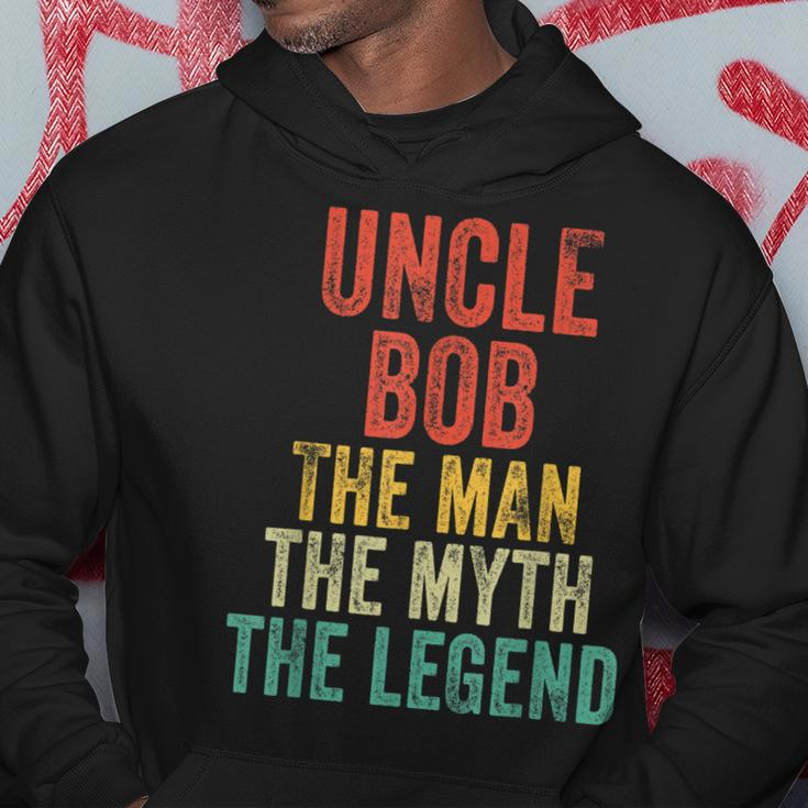 Uncle Bob The Man The Myth The Legend Dad Vintage Retro Hoodie Funny Gifts