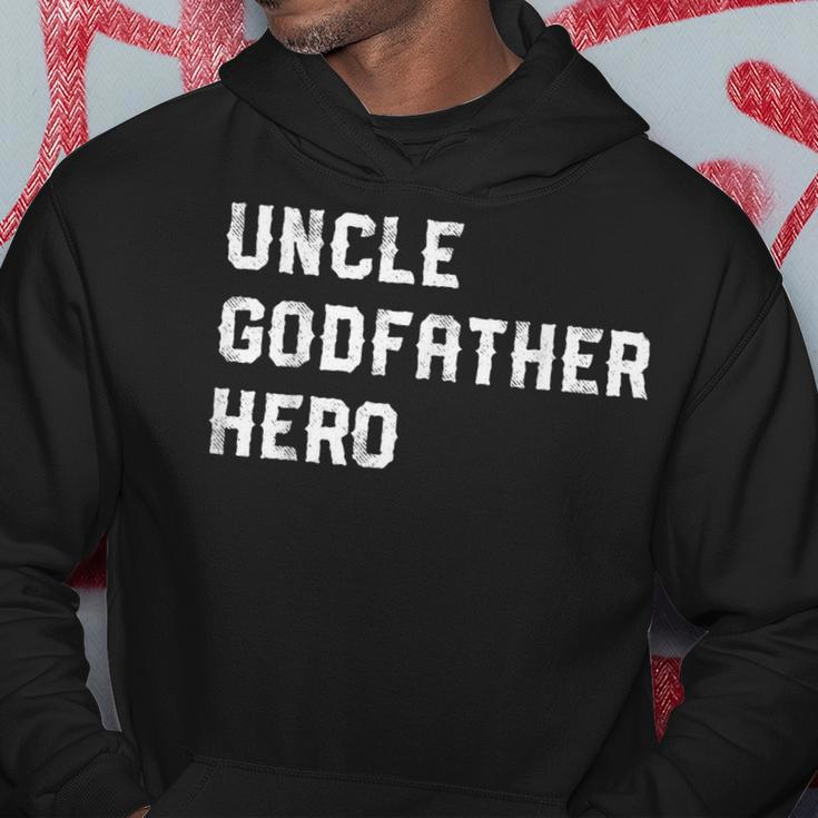 Uncle Godfather Hero Patriotic Gift From Niece Hoodie Unique Gifts