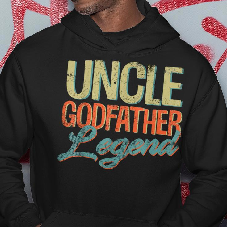 Uncle Godfather Legend Funny Uncle Gifts Fathers Day Gift For Mens Hoodie Unique Gifts
