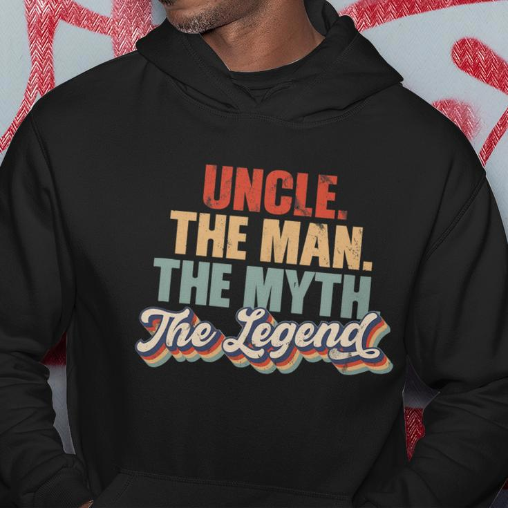 Uncle The Man The Myth The Legend Funny Vintage Retro Cool Hoodie Unique Gifts