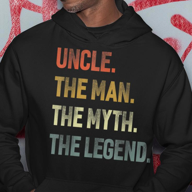 Uncle The Man The Myth The Legend Relative Father Day Gift Hoodie Funny Gifts