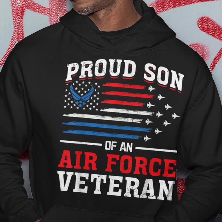 Us Air Force Veteran Proud Son Of An Air Force Veteran Hoodie Funny Gifts