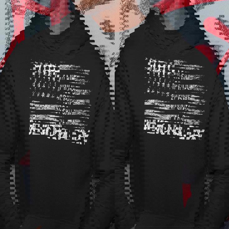 Us Military Be Patriotic Memorial Day Murph Hoodie Unique Gifts