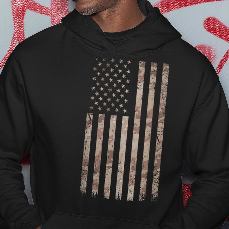 Usa Camouflage Flag For Men Fathers Day Gift Camo Flag Hoodie Unique Gifts
