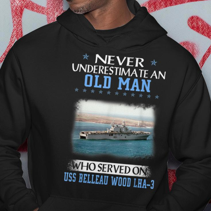 Uss Belleau Wood Lha-3 Veterans Day Father Day Hoodie Funny Gifts