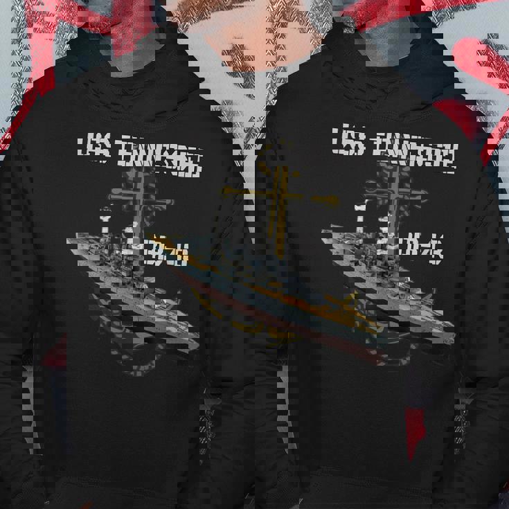 Uss Tennessee Bb-43 Battleship Ww2 American Warship Veterans Hoodie Personalized Gifts