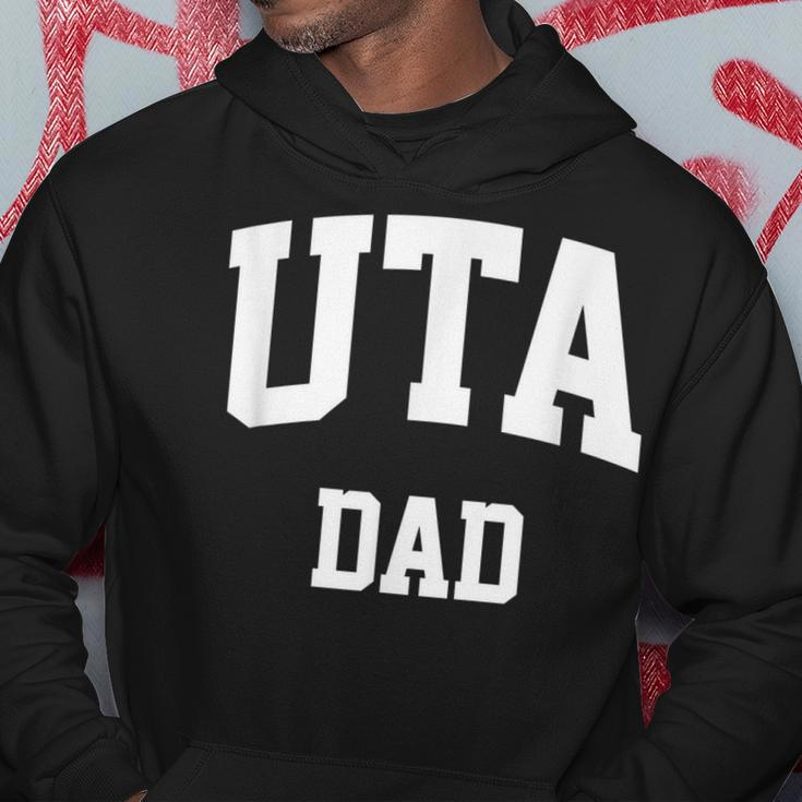 Uta Dad Athletic Arch College University Alumni Hoodie Funny Gifts