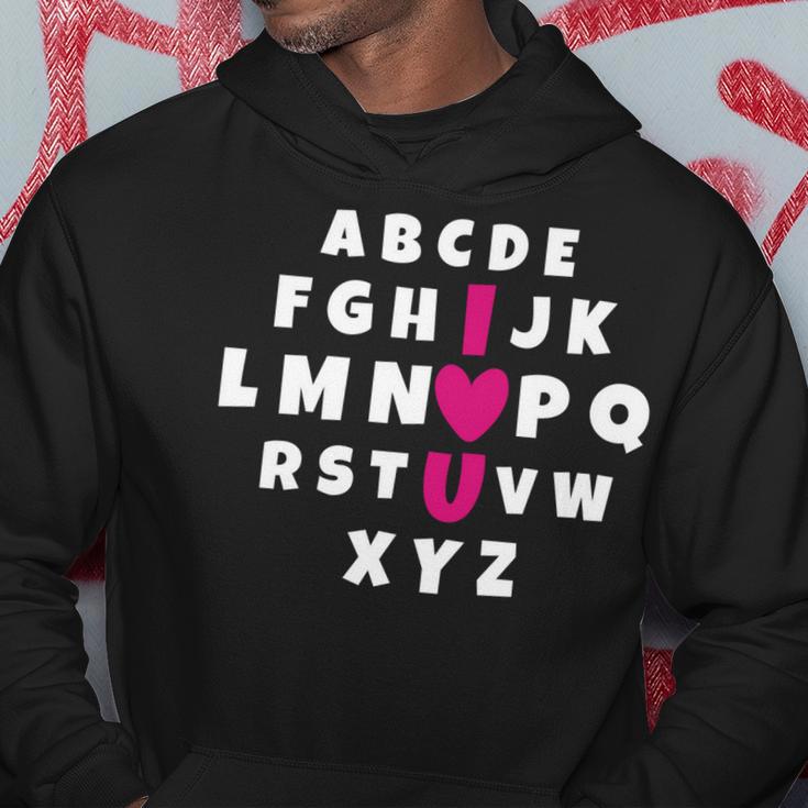 Valentinstag Alphabet Liebe Sie Herzen Tag Happy Valentines Hoodie Lustige Geschenke