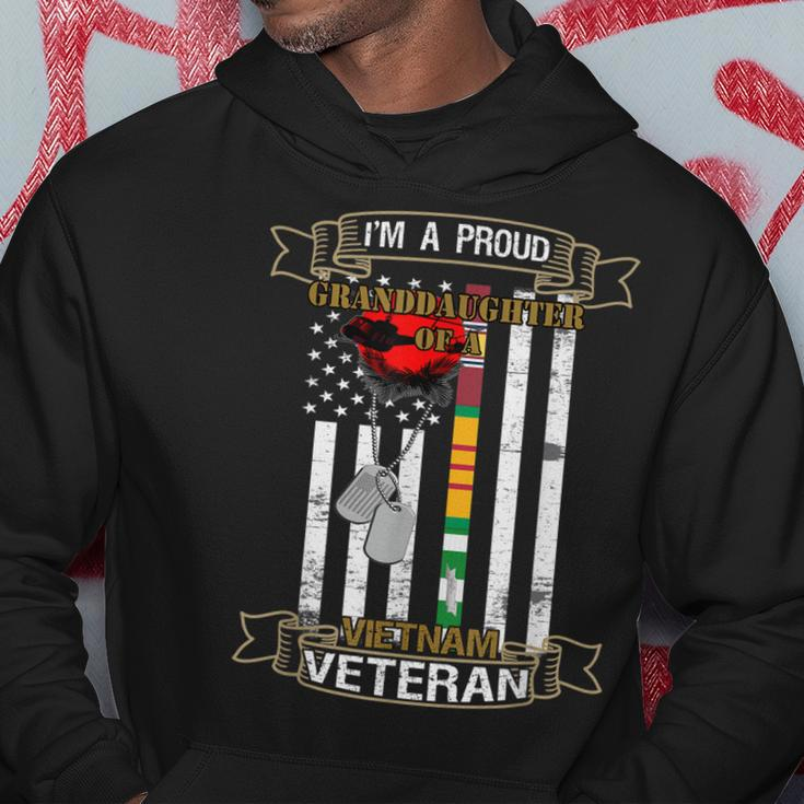 Vietnam Veteran Granddaughter Of A Vietnam Vet Men Hoodie Graphic Print Hooded Sweatshirt Funny Gifts