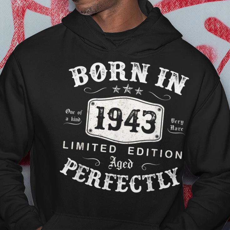 Vintage 1943 Made In 1943 80 Geburtstag Mann Frau 80 Jahre Hoodie Lustige Geschenke