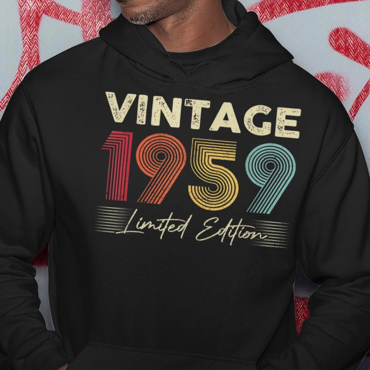 Vintage 1959 Wedding Anniversary Born In 1959 Birthday Party Hoodie Funny Gifts