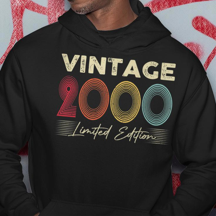 Vintage 2000 Wedding Anniversary Born In 2000 Birthday Party Hoodie Funny Gifts