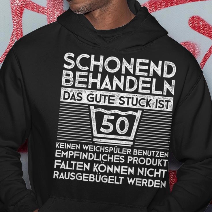 Vintage 50 Geburtstag Mann Schonend Behandeln Das Gute Stüc Hoodie Lustige Geschenke