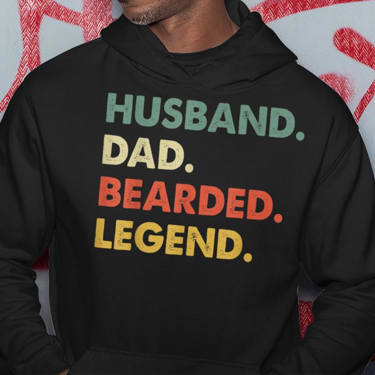 Vintage Beard Husband Dad Bearded Legend Men Hoodie Lustige Geschenke