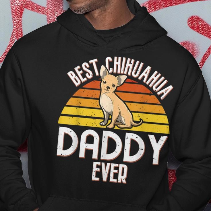 Vintage Best Chihuahua Daddy Ever I Dog Lover Gift Gift For Mens Hoodie Unique Gifts