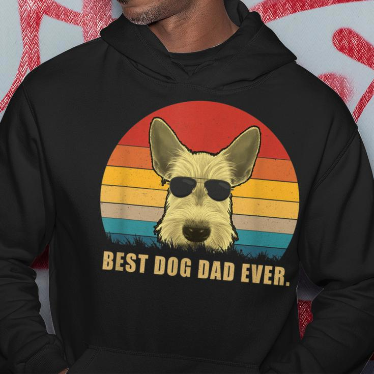 Vintage Best Dog Dad EverScottish Terrier Hoodie Unique Gifts