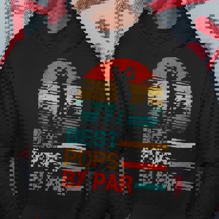 Vintage Best Pops By Par Funny Best Dad By Par Fathers Day Hoodie Personalized Gifts