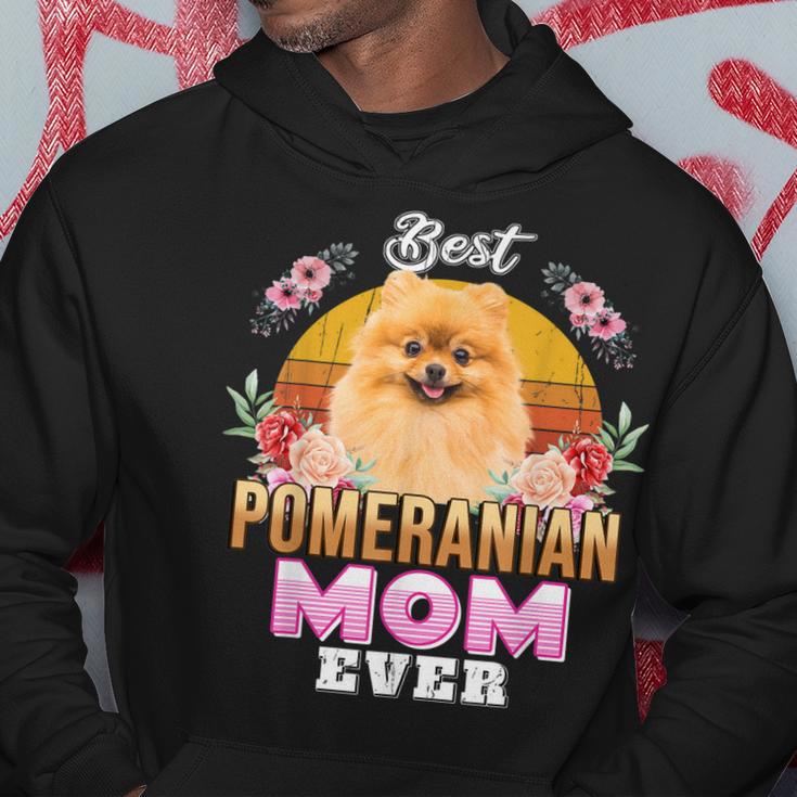 Vintage Beste Pommersche Mutter Tee, Hund Mama Muttertag Hoodie Lustige Geschenke