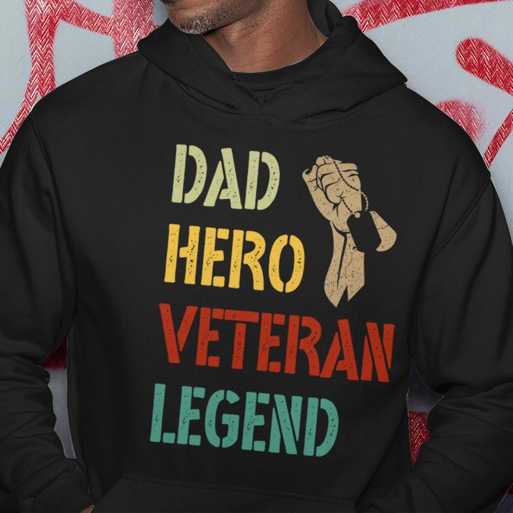 Vintage Dad Hero Veteran Legend Gift V2 Hoodie Unique Gifts