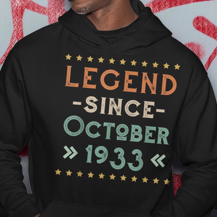 Vintage Legend Seit Oktober 1933 Geburtstag Männer Frauen Hoodie Lustige Geschenke