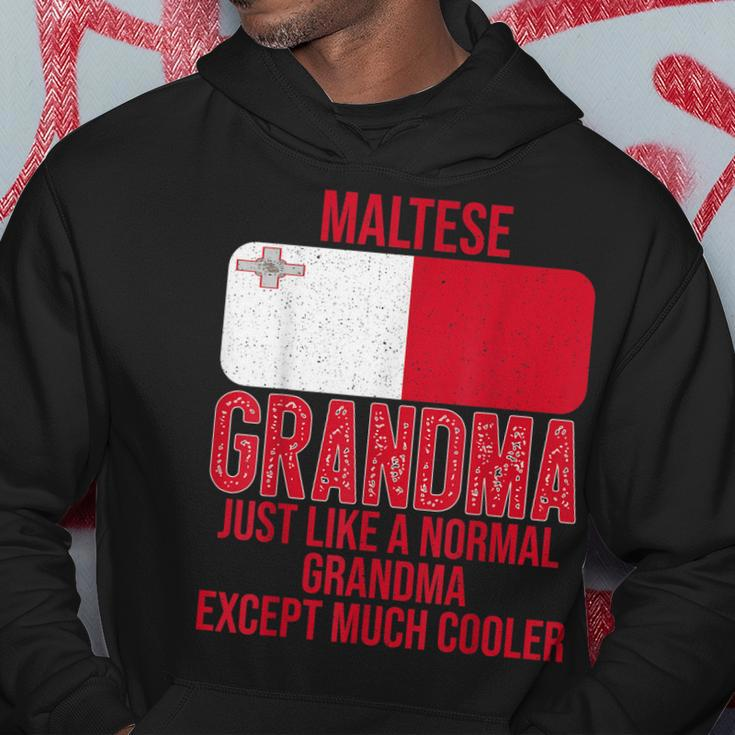 Vintage Maltese Grandma Malta Flag For Mothers Day Hoodie Unique Gifts