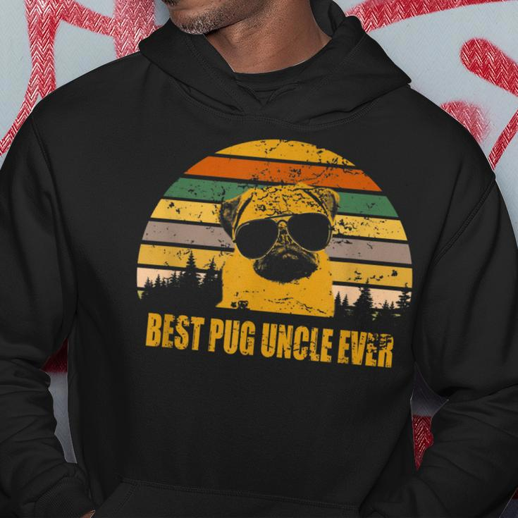 Vintage Pug Uncle Best Pug Uncle Ever Father Day Hoodie Unique Gifts