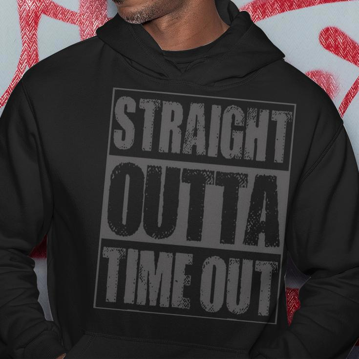 Vintage Straight Outta Time Out Gift Hoodie Funny Gifts