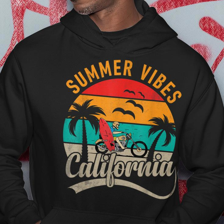 Vintage Surfer Retro Surfing Beach Summer Vibes California Hoodie Unique Gifts