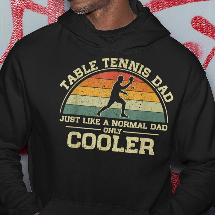 Vintage Table Tennis Dad Just Like A Normal Dad Only Cooler Gift For Mens Hoodie Unique Gifts