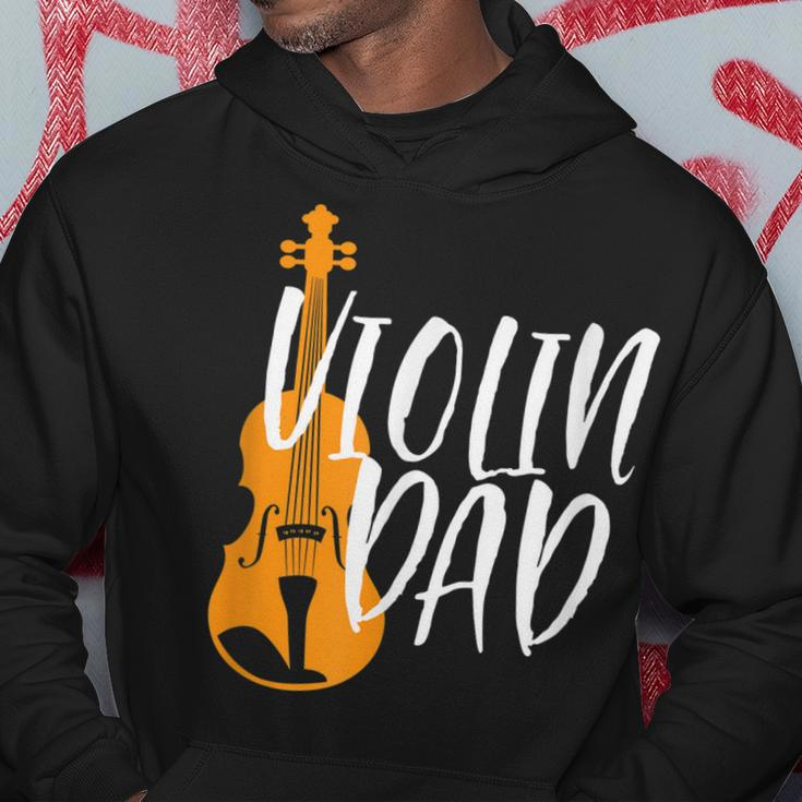 Violin Dad Proud Father Of Violinist Orchestra Music Hoodie Unique Gifts