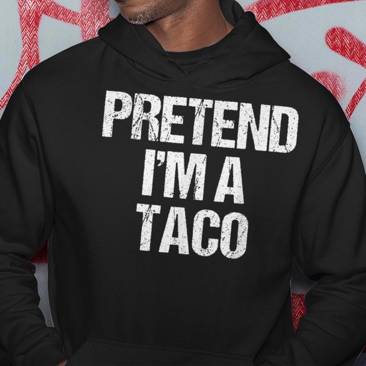 Vorgeben Ich Bin Ein Taco Lustig Faul Halloween-Kostüm Hoodie Lustige Geschenke