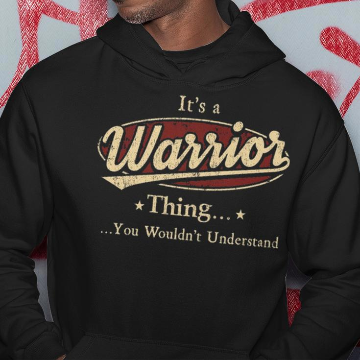 Warrior Personalized Name Gifts Name Print S With Name Warrior Hoodie Funny Gifts