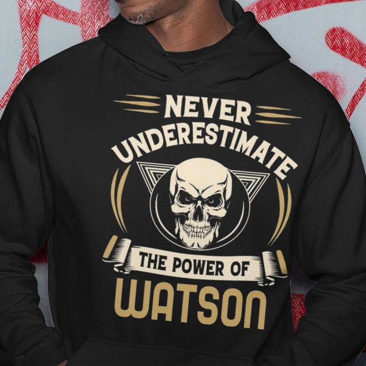 Watson Name Gift Never Underestimate The Power Of Watson Hoodie Funny Gifts