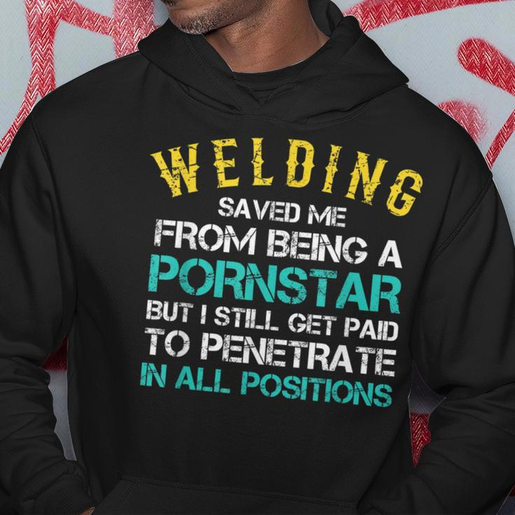 Welder Funny Saying Welding For Men Gift For Proud Welders Men Hoodie Graphic Print Hooded Sweatshirt Funny Gifts
