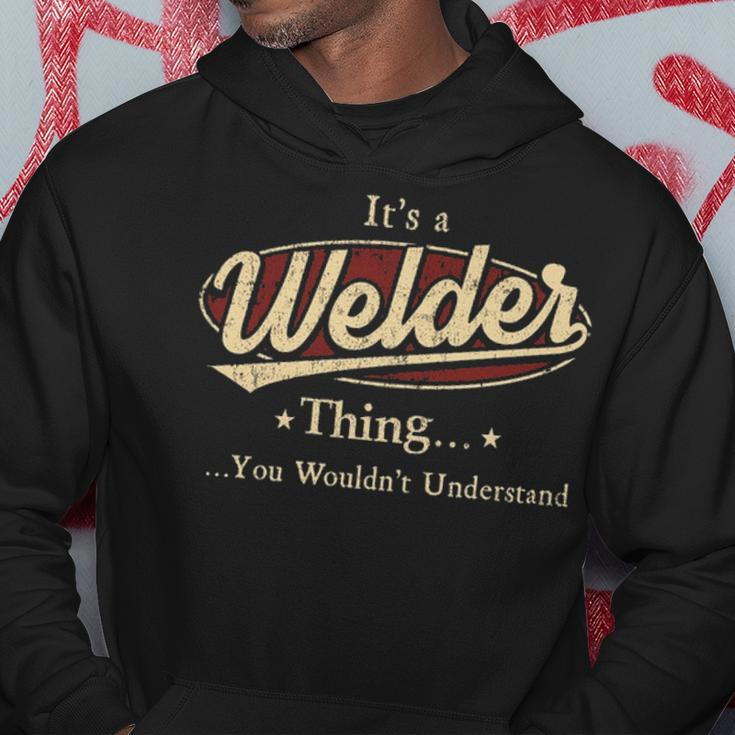 Welder Personalized Name Gifts Name Print S With Name Welder Hoodie Funny Gifts