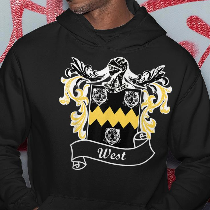 West Coat Of Arms Surname Last Name Crest Men Hoodie Personalized Gifts