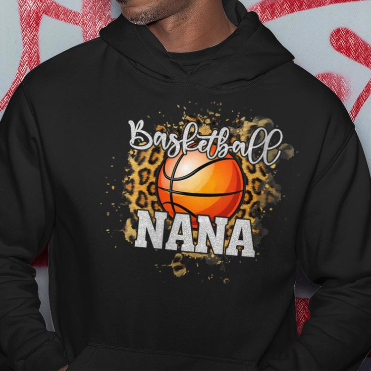 Womens Basketball Nana Vintage Basketball Family Matching Hoodie Funny Gifts