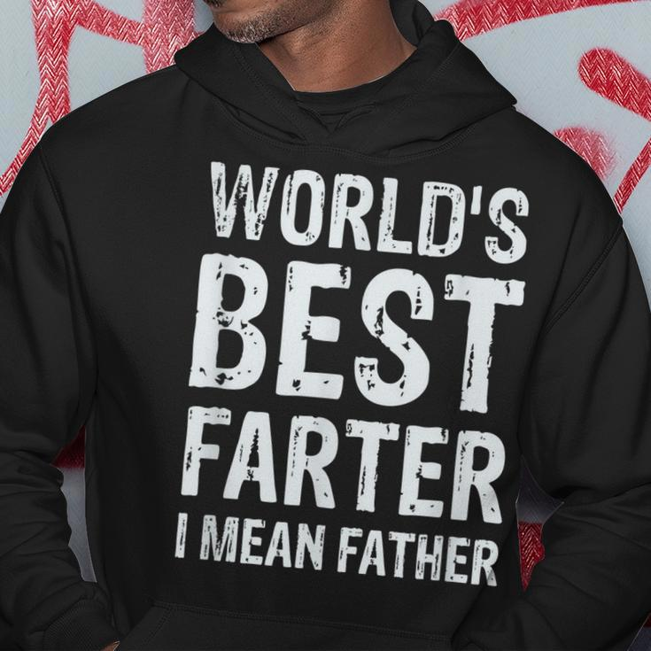 Worlds Best Farter I Mean Father Graphic Novelty Hoodie Unique Gifts