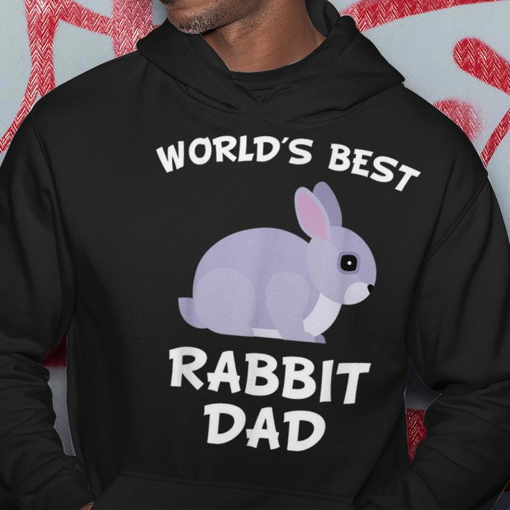 Worlds Best Rabbit Dad Bunny Owner Gift For Mens Hoodie Unique Gifts