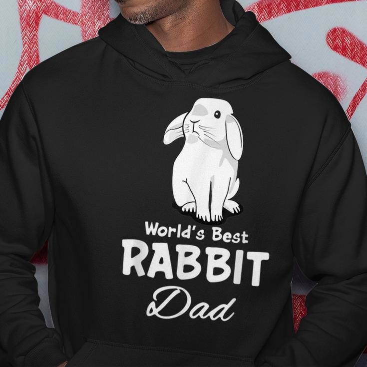Worlds Best Rabbit Dad Cute Bunny Pet For Fathers Hoodie Unique Gifts
