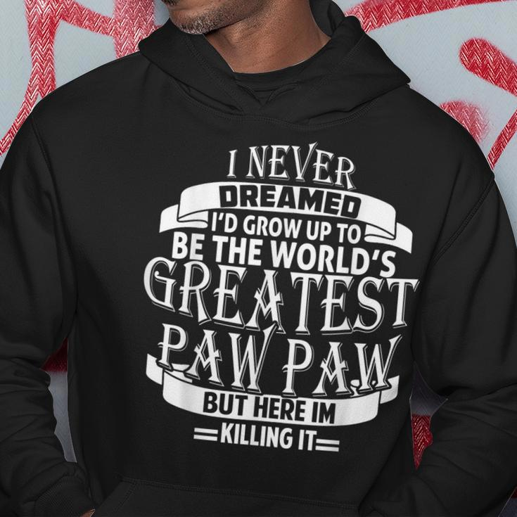 Worlds Greatest Paw Paw Grandpa Fathers Day Gifts Gift For Mens Hoodie Unique Gifts