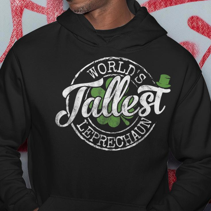 Worlds Tallest Leprechaun Funny Clovers St Patricks Day Hoodie Unique Gifts