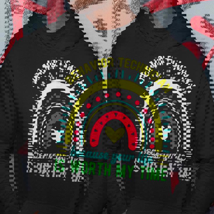 Worth My Time Behavior Technician Behavior Tech Hoodie Unique Gifts