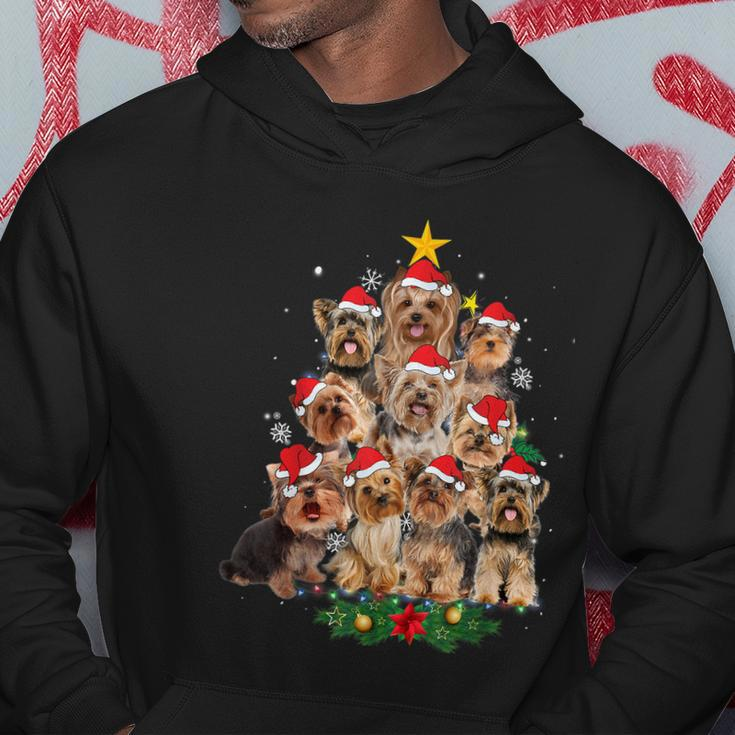 Yorkie Christmas Tree Funny Xmas Gifts For Yorkie Dog Lover Tshirt Hoodie Unique Gifts